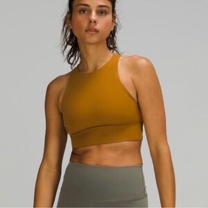 Lululemon Ebb to Train Bra 10 C/D Spiced Bronze EUC Medium Support No Pull Tab